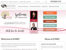 Tablet Screenshot of chwchospital.org